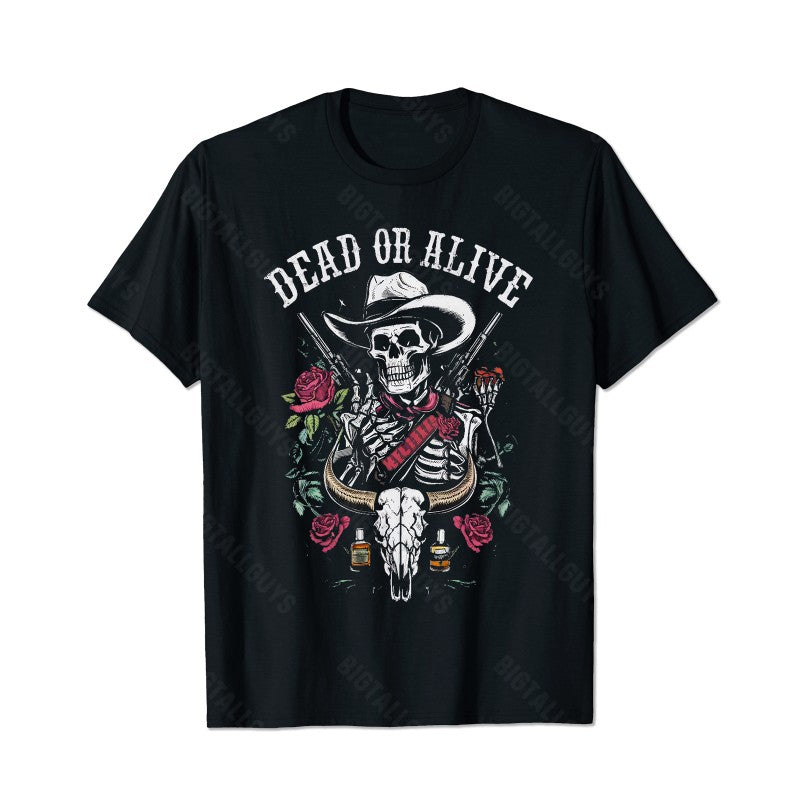 Skull Skeleton T0 5D2C 059 Men T Shirts Big and Tall Men Shirts Plus Size Short Sleeve Fashion Casual T Shirt Graphic Tee Shirts Tshirts