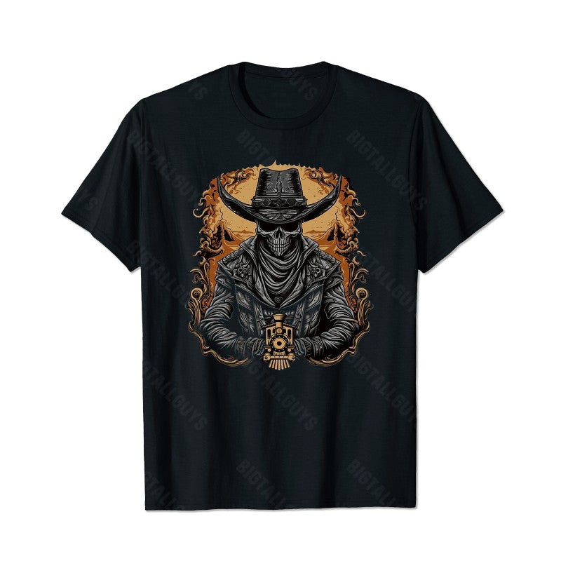 Skull Skeleton T0 5D2C 061 Men T Shirts Big and Tall Men Shirts Plus Size Short Sleeve Fashion Casual T Shirt Graphic Tee Shirts Tshirts