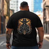 Skull Skeleton T2 5D2C 061 Men T Shirts Big and Tall Men Shirts Plus Size Short Sleeve Fashion Casual T Shirt Graphic Tee Shirts Tshirts