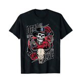 Skull Skeleton T0 5D2C 062 Men T Shirts Big and Tall Men Shirts Plus Size Short Sleeve Fashion Casual T Shirt Graphic Tee Shirts Tshirts