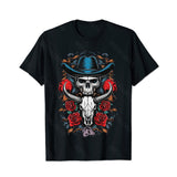 Skull Skeleton T0 5D2C 063 Men T Shirts Big and Tall Men Shirts Plus Size Short Sleeve Fashion Casual T Shirt Graphic Tee Shirts Tshirts