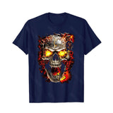 Skull Skeleton T0 5D2C 064 Men T Shirts Big and Tall Men Shirts Plus Size Short Sleeve Fashion Casual T Shirt Graphic Tee Shirts Tshirts