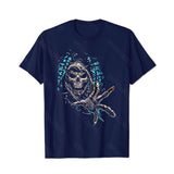 Skull Skeleton T0 5D2C 066 Men T Shirts Big and Tall Men Shirts Plus Size Short Sleeve Fashion Casual T Shirt Graphic Tee Shirts Tshirts