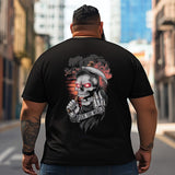 Skull Skeleton T2 5D2C 070 Men T Shirts Big and Tall Men Shirts Plus Size Short Sleeve Fashion Casual T Shirt Graphic Tee Shirts Tshirts