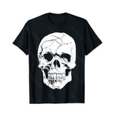 Skull Skeleton T0 5D2C 082 Men T Shirts Big and Tall Men Shirts Plus Size Short Sleeve Fashion Casual T Shirt Graphic Tee Shirts Tshirts