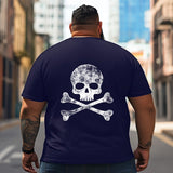 Skull Skeleton T2 5D2C 085 Men T Shirts Big and Tall Men Shirts Plus Size Short Sleeve Fashion Casual T Shirt Graphic Tee Shirts Tshirts