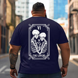 Skull Skeleton T2 5D2C 087 Men T Shirts Big and Tall Men Shirts Plus Size Short Sleeve Fashion Casual T Shirt Graphic Tee Shirts Tshirts