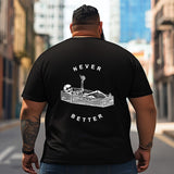 Skull Skeleton T2 5D2C 088 Men T Shirts Big and Tall Men Shirts Plus Size Short Sleeve Fashion Casual T Shirt Graphic Tee Shirts Tshirts