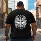 Skull Skeleton T2 5D2C 099 Men T Shirts Big and Tall Men Shirts Plus Size Short Sleeve Fashion Casual T Shirt Graphic Tee Shirts Tshirts