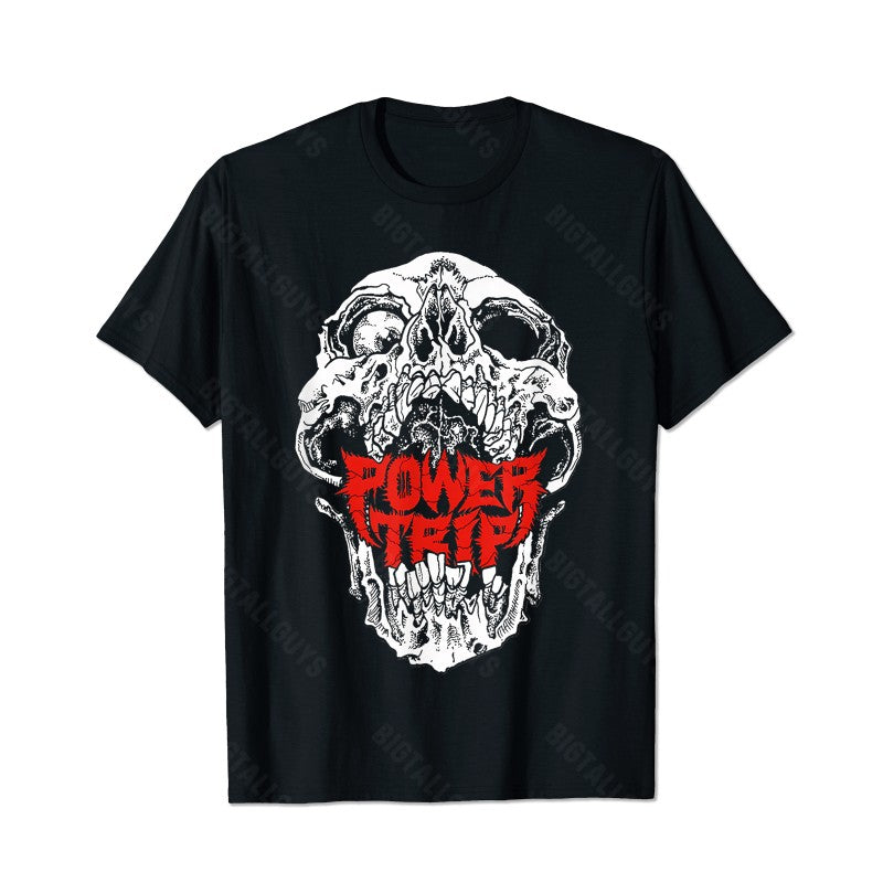 Skull Skeleton T0 5D2C 105 Men T Shirts Big and Tall Men Shirts Plus Size Short Sleeve Fashion Casual T Shirt Graphic Tee Shirts Tshirts