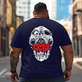 Skull Skeleton T2 5D2C 105 Men T Shirts Big and Tall Men Shirts Plus Size Short Sleeve Fashion Casual T Shirt Graphic Tee Shirts Tshirts