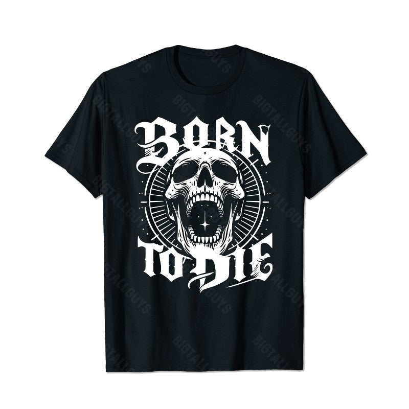 Skull Skeleton T0 5D2C 110 Men T Shirts Big and Tall Men Shirts Plus Size Short Sleeve Fashion Casual T Shirt Graphic Tee Shirts Tshirts