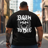 Skull Skeleton T2 5D2C 110 Men T Shirts Big and Tall Men Shirts Plus Size Short Sleeve Fashion Casual T Shirt Graphic Tee Shirts Tshirts