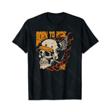 Skull Skeleton T0 5D2C 113 Men T Shirts Big and Tall Men Shirts Plus Size Short Sleeve Fashion Casual T Shirt Graphic Tee Shirts Tshirts