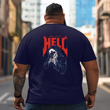 Skull Skeleton T2 5D2C 117 Men T Shirts Big and Tall Men Shirts Plus Size Short Sleeve Fashion Casual T Shirt Graphic Tee Shirts Tshirts