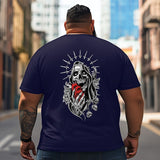 Skull Skeleton T2 5D2C 118 Men T Shirts Big and Tall Men Shirts Plus Size Short Sleeve Fashion Casual T Shirt Graphic Tee Shirts Tshirts