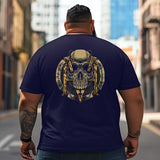 Skull Skeleton T2 5D2C 119 Men T Shirts Big and Tall Men Shirts Plus Size Short Sleeve Fashion Casual T Shirt Graphic Tee Shirts Tshirts