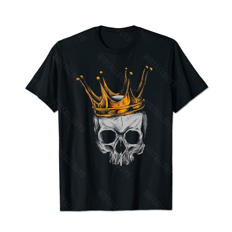 Skull Skeleton T0 5D2C 122 Men T Shirts Big and Tall Men Shirts Plus Size Short Sleeve Fashion Casual T Shirt Graphic Tee Shirts Tshirts