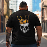 Skull Skeleton T2 5D2C 122 Men T Shirts Big and Tall Men Shirts Plus Size Short Sleeve Fashion Casual T Shirt Graphic Tee Shirts Tshirts