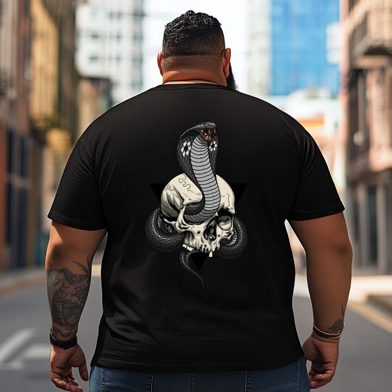 Skull Skeleton T2 5D2C 127 Men T Shirts Big and Tall Men Shirts Plus Size Short Sleeve Fashion Casual T Shirt Graphic Tee Shirts Tshirts