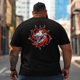 Skull Skeleton T2 5D2C 133 Men T Shirts Big and Tall Men Shirts Plus Size Short Sleeve Fashion Casual T Shirt Graphic Tee Shirts Tshirts