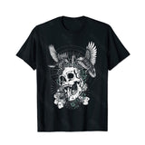 Skull Skeleton T0 5D2C 135 Men T Shirts Big and Tall Men Shirts Plus Size Short Sleeve Fashion Casual T Shirt Graphic Tee Shirts Tshirts