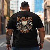 Skull Skeleton T2 5D2C 139 Men T Shirts Big and Tall Men Shirts Plus Size Short Sleeve Fashion Casual T Shirt Graphic Tee Shirts Tshirts