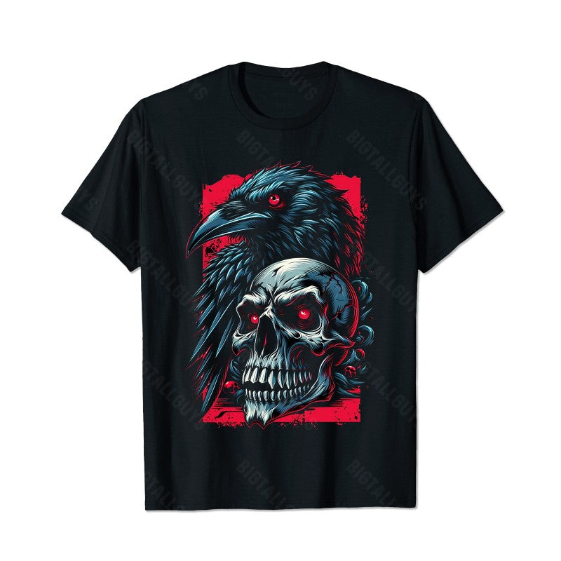 Skull Skeleton T0 5D2C 141 Men T Shirts Big and Tall Men Shirts Plus Size Short Sleeve Fashion Casual T Shirt Graphic Tee Shirts Tshirts