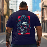 Skull Skeleton T2 5D2C 141 Men T Shirts Big and Tall Men Shirts Plus Size Short Sleeve Fashion Casual T Shirt Graphic Tee Shirts Tshirts