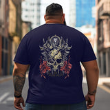 Skull Skeleton T2 5D2C 144 Men T Shirts Big and Tall Men Shirts Plus Size Short Sleeve Fashion Casual T Shirt Graphic Tee Shirts Tshirts