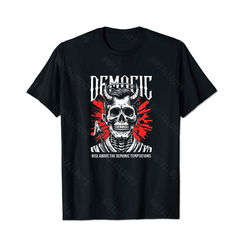 Skull Skeleton T0 5D2C 145 Men T Shirts Big and Tall Men Shirts Plus Size Short Sleeve Fashion Casual T Shirt Graphic Tee Shirts Tshirts