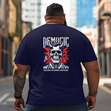 Skull Skeleton T2 5D2C 145 Men T Shirts Big and Tall Men Shirts Plus Size Short Sleeve Fashion Casual T Shirt Graphic Tee Shirts Tshirts