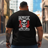 Skull Skeleton T2 5D2C 145 Men T Shirts Big and Tall Men Shirts Plus Size Short Sleeve Fashion Casual T Shirt Graphic Tee Shirts Tshirts