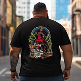 Skull Skeleton T2 5D2C 147 Men T Shirts Big and Tall Men Shirts Plus Size Short Sleeve Fashion Casual T Shirt Graphic Tee Shirts Tshirts