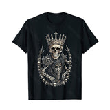 Skull Skeleton T0 5D2C 148 Men T Shirts Big and Tall Men Shirts Plus Size Short Sleeve Fashion Casual T Shirt Graphic Tee Shirts Tshirts