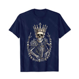 Skull Skeleton T0 5D2C 148 Men T Shirts Big and Tall Men Shirts Plus Size Short Sleeve Fashion Casual T Shirt Graphic Tee Shirts Tshirts