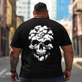 Skull Skeleton T2 5D2C 150 Men T Shirts Big and Tall Men Shirts Plus Size Short Sleeve Fashion Casual T Shirt Graphic Tee Shirts Tshirts