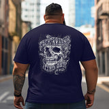 Skull Skeleton T2 5D2C 151 Men T Shirts Big and Tall Men Shirts Plus Size Short Sleeve Fashion Casual T Shirt Graphic Tee Shirts Tshirts