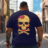 Skull Skeleton T2 5D2C 153 Men T Shirts Big and Tall Men Shirts Plus Size Short Sleeve Fashion Casual T Shirt Graphic Tee Shirts Tshirts