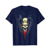 Skull Skeleton T0 5D2E 001 Men T Shirts Big and Tall Men Shirts Plus Size Short Sleeve Fashion Casual T Shirt Graphic Tee Shirts Tshirts