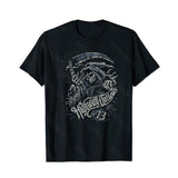 Skull Skeleton T0 5D2E 005 Men T Shirts Big and Tall Men Shirts Plus Size Short Sleeve Fashion Casual T Shirt Graphic Tee Shirts Tshirts