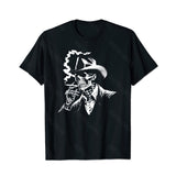 Skull Skeleton T0 5D2E 009 Men T Shirts Big and Tall Men Shirts Plus Size Short Sleeve Fashion Casual T Shirt Graphic Tee Shirts Tshirts