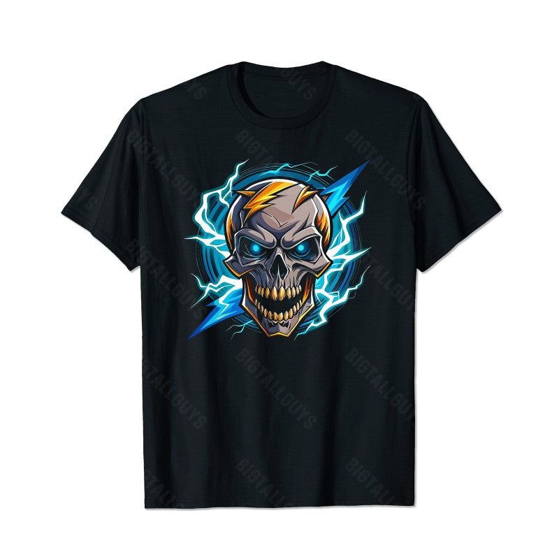 Skull Skeleton T0 5D2E 030 Men T Shirts Big and Tall Men Shirts Plus Size Short Sleeve Fashion Casual T Shirt Graphic Tee Shirts Tshirts