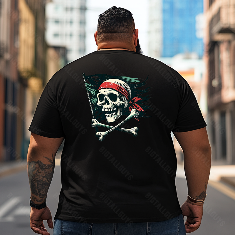 Skull Skeleton T2 5D2E 033 Men T Shirts Big and Tall Men Shirts Plus Size Short Sleeve Fashion Casual T Shirt Graphic Tee Shirts Tshirts