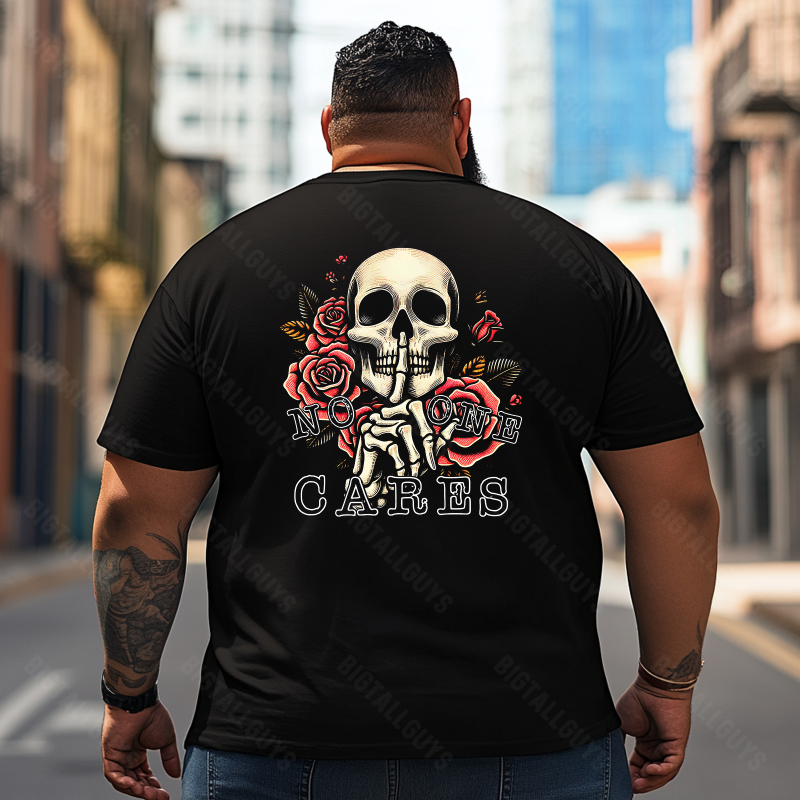 Skull Skeleton T2 5D2E 034 Men T Shirts Big and Tall Men Shirts Plus Size Short Sleeve Fashion Casual T Shirt Graphic Tee Shirts Tshirts