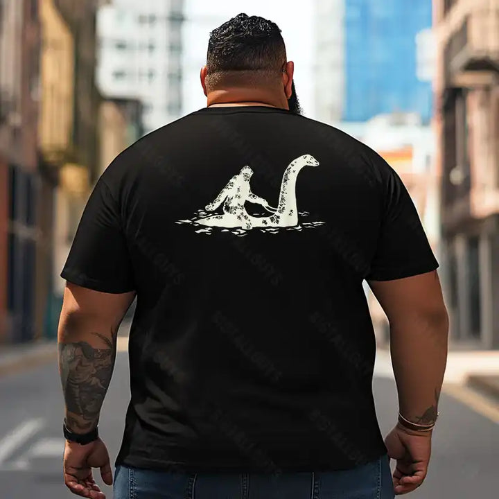 Bigfoot Sasquatch Yeti T2 5D2F 006 Men T Shirts Big and Tall Men Shirts Plus Size Short Sleeve Fashion Casual T Shirt Graphic Tee Shirts Tshirts