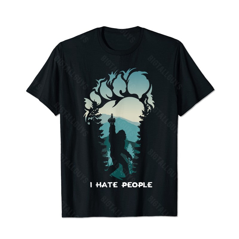 Bigfoot Sasquatch Yeti T0 5D2F 010 Men T Shirts Big and Tall Men Shirts Plus Size Short Sleeve Fashion Casual T Shirt Graphic Tee Shirts Tshirts