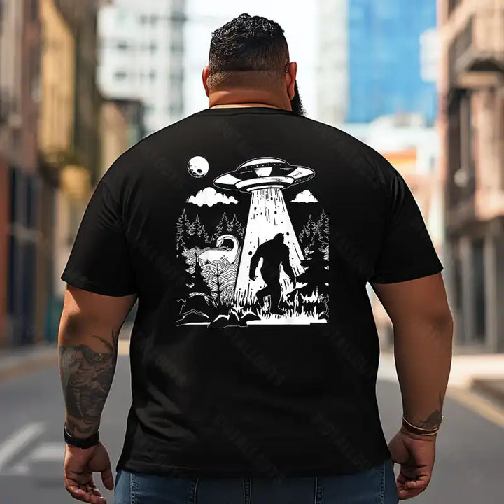 Bigfoot Sasquatch Yeti T2 5D2F 012 Men T Shirts Big and Tall Men Shirts Plus Size Short Sleeve Fashion Casual T Shirt Graphic Tee Shirts Tshirts