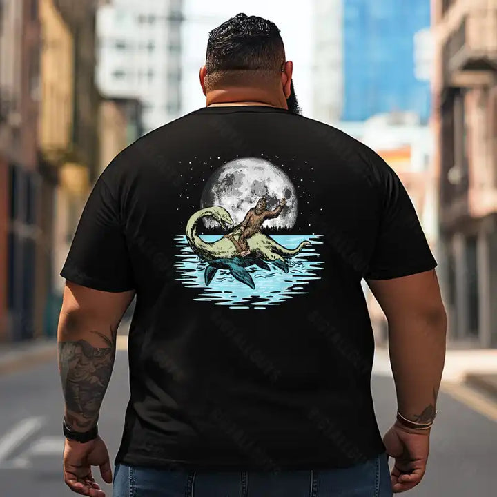 Bigfoot Sasquatch Yeti T2 5D2F 030 Men T Shirts Big and Tall Men Shirts Plus Size Short Sleeve Fashion Casual T Shirt Graphic Tee Shirts Tshirts