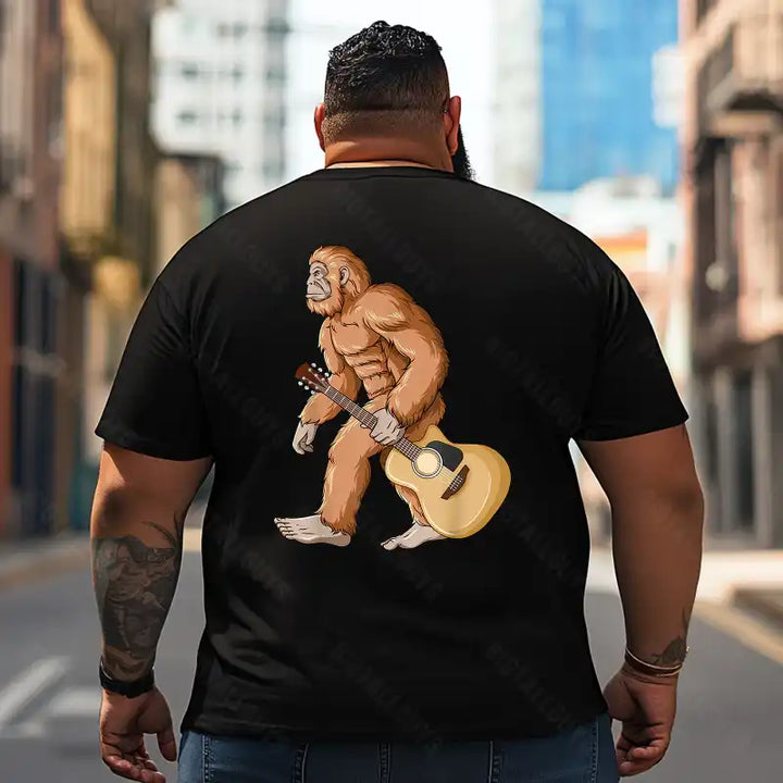 Bigfoot Sasquatch Yeti T2 5D2F 031 Men T Shirts Big and Tall Men Shirts Plus Size Short Sleeve Fashion Casual T Shirt Graphic Tee Shirts Tshirts